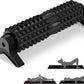 Trigger Point Foam Roller with Stand, 18 Inch Medium Density Foam Roller Long Yoga Roller Foam Exercise Roller for Physical Therapy, Muscles Deep Tissue, Pilates, Back Pain and Muscle Recovery (Black)