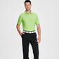 Esabel.C Jacquard Golf Shirts for Men Moisture Wicking Short Sleeve Performance Dry Fit Active Mens Polo Shirts