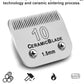 Dog Grooming Clipper Replacement Blades Compatible with Andis Pet Clipper/Oster A5/Wahl KM Series Dog Clipper,Ceramic Blade & Stainless Steel Blade(10+30+40+5FC+7FC)