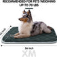 furrybaby Dog Bed Mat Flat Crate Mat with Anti-Slip Bottom Machine Washable Pet Kennel Pad for Dog Sleeping (XM 36x23'', Grey Mat)