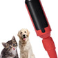 Pet Hair Remover Reusable pet Hair Remover Dog and cat Hair Remover for Sofas, Furniture, Carpets, car Seats with self-Cleaning Base Upgraded Animal Hair Remover Tool (Red Black)