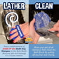 Bodhi Dog Shampoo Brush - Pet Grooming & Bath Supplies for Dogs and Cats - Bath Brush for Long & Short Hair - Premium Scrubber for Shower, Bathing & Massage (One Pack, Blue)