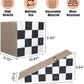 Cat Scratching Board with Ball, Triangle Cat Scratching Cardboard, Multiple Scratching Angles, 2-in-1 Scratching Lounge Bed, Recyclable and Durable, Furniture Protector, Black and White