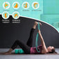 Meooeck 18 Pcs Yoga Block and Strap Set 9 x 6 x 3 Inch EVA Foam Non Slip Brick 8 ft Yoga Straps for Stretching D Ring Design for Back to School Pilates Fitness Workout Exercise