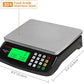 Large Digital Kitchen Scale Black 30kg/66lb Commercial Food Scale Stainless Steel with LCD Display Price Computing Scale for Restaurant Baking Bread Meat Prep Counting Scale for Parts and Coins