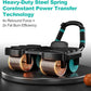 2025 New Automatic Rebound Ab Roller Wheel with Elbow Support & 4-Wheel Design - Core Exercise Equipment for Home Gym, Abdominal Workout Machine for Men/Women, Belly Fat Burner,Portable Fitness Roller Wheel