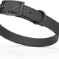Dogline Biothane Waterproof Dog Collar Strong Coated Nylon Webbing with Black Hardware Odor- Proof for Easy Care Easy to Clean High Performance Fits Small Medium or Large Dogs, Cherry Red