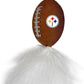 NFL Pittsburgh Steelers Cat Tunnel Tube Toy with Plush Football Catnip and Feathers Collapsible Tunnel for Cats to Play, Peek and Hide, Sporty & Fun Cat Tunnel Toy with Team Logo All-Over Design!