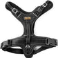Mighty Paw Sport Harness 2.0 - Padded Canine Accessory - Adjustable Neck and Chest Straps - Enhanced Visibility with Reflective Stitching - Dog Padded Harness with Handle - Large - Black