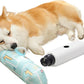 Quiet Rechargeable Pet Nail Grinder - Dog Nail Clippers and Grinder - with LED Lights and Quick Sensor, Diamond-Tip Dust Collector, Suitable for Large Dogs, Small Cats, and Rabbits (White)