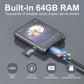 64GB MP3 Player Bluetooth 5.3 Touch Screen Music Player Portable mp4 Player with Speakers high Fidelity Lossless Sound Quality 2.4 inch mp3 FM Radio Recording e-Book