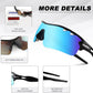 BangLong Polarized Sports Sunglasses Cycling Sun Glasses for Men Women with 5 Interchangeable Lenes for Running Baseball Golf