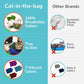 Cozy Comfort Carrier - Small Green Cat Carrier, Cat Holder for Cutting Nails, & Cat Carrier Pouch for Vet Visits, Medication Administration, Dental Care, & Travel