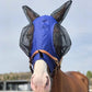 Horse Fly Mask Super Comfort Horse Fly Mask Elasticity Fly Mask with Ears We Only Make Products That Horses Like… (DK Blue, M)