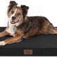 Orthopedic Dog Bed for Large Dogs, Big Waterproof Washable Dog Bed for Large Sized Dogs with Egg Crate Foam Pet Bed Mat, Removable Oxford Cooling Cover, Black