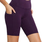 baleaf Women's 8"/ 5"/ 3" Biker Shorts High Waist Yoga Workout Gym Running Volleyball Spandex Shorts with Pockets