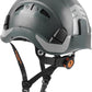GREEN DEVIL Safety Helmet Hard Hat with Chin Strap Vented Lightweight Adjustable Hardhat for Men Women with Hi-Viz Design Ideal for Tree Climbing Work at Height