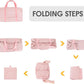 WANDF Foldable Travel Duffel Bag 60-120L Duffle Carry on for Women and Men