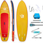iROCKER Cruiser 7.0 Inflatable Stand Up Paddle Board Premium SUP and Accessories - Beginner Friendly - Extra Wide Base - Tandem Capable