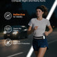 Running Belt for Women and Men, Adjustable Fanny Packs No Bounce Phone Holder for Running with Water Bottle & Headband, Waterproof Reflective Waist Packs for Runner Fits All Phones (L-Black)