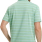 Rouen Mens Golf Shirt Moisture Wicking Dry Fit Performance Stripe Casual Collared Short Sleeve Golf Polo Shirts for Men