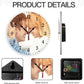 Generic Custom Clocks for Walls Personalized Clocks with Photo Text Logo Customize Gifts for Kitchen Bathroom Home Wedding Friend Family Lover, 10inch-25cm