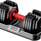 Adjustable Dumbbell Set 25/55/90LBS,10 in 1 Free Weights Dumbbell with Anti-Slip Texture Handle,1 Sec Speed Adjustment Men/Women Gym and Home Strength Training Equipment.