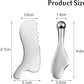 Gua Sha Facial Tools and Face Roller Set, Lymphatic Drainage Massager，Stainless Steel Facial Sculpting Eyes Roller Guasha for Face, Chin & Jawline Sculpting,Skin Care (White)