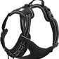TRUE LOVE Truelove Adjustable No-Pull Dog Harness Reflective Pup Vest Harnesses Comfortable Control Brilliant Colors TLH5651(Black,XS)