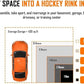 Potent Skateable Synthetic Ice Hockey Tiles (10-Pack, 21.6 SQFT) – Artificial Ice Rink Tiles for Home Hockey Training – Easy Interlocking Assembly, Expandable Design, Durable Self-Lubricating Surface