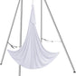 VEVOR Aerial Yoga Frame, 9.67 ft Height Swing Stand, Max 551.15 lbs Load Chrome-Plated Steel Pipe Inversion Yoga Rig for Indoor Outdoor Use