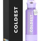 Coldest Insulated Water Bottle with Straw Lid - Stainless Steel Metal Insulated Bottle for Men & Women (Saturn's Moon Purple Glitter, 40 oz)