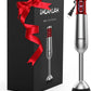 Powerful Immersion Blender handheld, 2025 New Update Hand Blender, Scratch-Resistant Corded Hand Mixer with Heavy-Duty Copper Brushless Motor and Gift Box Red
