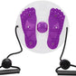 Ab Twist Waist Disc Board,Adjustable Waist Trainer Twisting Disc with Handles,Waist Slimming Balance Rotating Disc with Massage Foot Sole for Slimming Waist Arms Hips and Thighs
