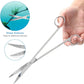 Luxiv Aquarium Aquascape Tools Kit, 6 in 1 A Aquatic Plant Aquascaping Tool Stainless Steel Tweezers Scissors Spatula for Aquarium Tank Clean Aquascape Tools with Fishing Net, 80P PH Paper