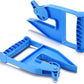 2 Piece Mat Movers Set, Heavy Duty Rubber Mat Grippers for Horse Stalls, Gym, Barn, Trailer, Stall Mat Handlers with Strong Handle and Plastic Teeth, Effortless Mat Puller for Tack Room, Barn