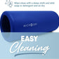 MICRODRY Deluxe Fitness Foam Back Roller for Muscle Relief, Roller for Yoga, Stretching, Deep Tissue Firm Massage & Trigger Point Release, Exercise Workout at Home or Gym, 13x5.3, Blue