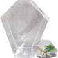 Coffin Shaped Jumping Spider Enclosure 9.5”x7.5”x5” Tarantula Enclosure Reptile Terrarium w/Sliding Magnetic Door. Great Reptile Tank Acrylic Aquarium Spider Box for Terrestrial or Arboreal Animal.
