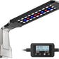 NICREW Clip on Aquarium Light, Fish Tank Light with White, Blue and Red LEDs, Planted Aquarium Light for Nano Tank, 2 Lighting Modes