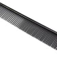 ZoCr Stainless Steel Pet Comb for Dogs Cats, Pet Grooming Comb with Different Spaced Rounded Teeth (Black)