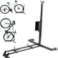 YueTong Bike Stand for Vertical Bike Storage,Upright Bicycle Stand Indoor,Standing Bike Rack for Garage Floor,Suit for MTB,Road Bike,Woman Bike and E-bike.