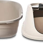 Amazon Basics No-Mess Hooded Cat Litter Box, Standard, Multicolor, 21 in x 16 in x 15 in