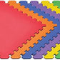 Norsk Dual-Sided Reversible 1/2" Foam Exercise Mats for Home Gym - Interlocking EVA Foam Tiles