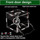 Reptile Terrarium,Tarantula Enclosure,Jumping Spider Enclosure for Tarantula Scorpion Sling Isopods Snail Reptile Invertebrates Accessories（4" X4 X4 ）
