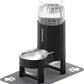 CZPET Elevated Dog Water Bowl Dispenser with Mat for Large Dogs,Tall Raised Pet Waterer Stand,Relieve Neck Pressure,Large Capacity and Drinking Area Noise-Free for Pets (7L+Stand+Mat)