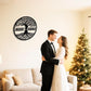 Personalized Tree of Life Metal Name Sign | Custom Metal Signs | Family Wall Art | Wedding Gift & Anniversary | Indoor Decor Gift for Women, Men, Wife, Parents, Couple