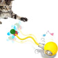 Interactive Cat Toys for Indoor Cats - Kitten Toy with Speedy Tail 2.0, Automatic Cat Toys for Bored Indoor Adult Cats, Motion-Activated, 2025 New Upgraded, USB Rechargeable (Yellow)