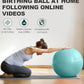 Trideer Yoga Ball – Anti-Burst Exercise Ball for Pregnancy, Office, Birthing, Stretching & Core Workout – Home Gym & Therapy