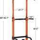 SogesHome Power Tower Pull Up Bar and Dip Station Adjustable Height Dip Stand Multi-Functional Strength Training Fitness Workout Station