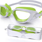 Swim Goggles, Unisex Adult Swimming Goggles Anti Fog Anti UV No Leakage Wide View for Men Women Youth